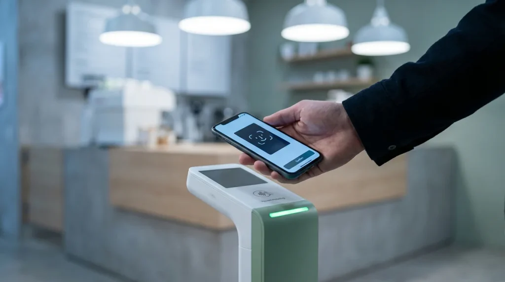 Gambling apps that accept Apple Pay UK — iPhone with Face ID authentication for a deposit